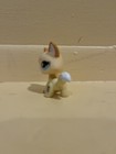 Littlest Pet Shop Lps Cat Yellow Cream White  Orange Aqua Blue Eyes