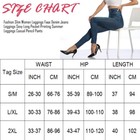 High Waist Women Faux Denim Stretchy Jeans Leggings Slim Pencil Trousers Pants