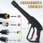Pressure Washer Spray Gun  For Ryobi With Jet Wand Black 