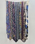 Vtg Womens Designer 100  Silk Neck Ties Neckties Lot Of 10 
