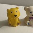 Small Rubber Animals Bear  Dog And Lion Squeeze Toys
