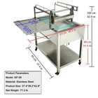 Commercial Donut Glazing Machine Donut Decorating Maker Manual  Stainless Steel