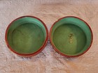 Antique Large Chinese Round Red Lacquer Wedding Box Storage 14 5  X 9 