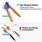 Anwenk Heavy Duty Nutcracker Pecan Walnut Plier Opener Tool With Wood Handle 