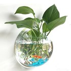 15cm Plant Wall Mounted Hanging Aquarium Tank Fish Bowl Flowerpot Vase Decor    