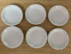 Set Of 6 Vintage Primitive Style Chunky Butter Pats White 3 1 4     Farmhouse