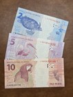 Brazil Uncirculated Banknote 3 Pcs  2  5  10 Reais 2010 Banco Central Do Brasil