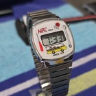 Rare Vintage 1970 s Mac Tools 32mm Digital Wristwatch  New Battery   Clean  Look