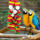 Large Bird Parrot Toys For Cockatoos African Grey Macaws And Amazon Parrots Bird