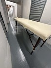 Portable Massage Table Folding Facial Bed Cream Vinyl W  Carrying Case Salon