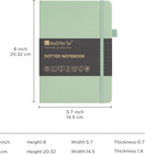 Bullet Dotted Journal Notebook  A5 Leather Hardcover  176 Numbered Pages 100gsm