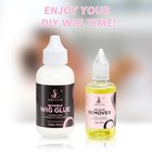 Wig Glue And Remover Set  Strong Hold Lace Glue Front Lace Wig Bonding Adhesive