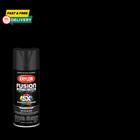 Krylon Fusion All-in-one Adhesive Spray Paint For Indoor outdoor Use  12 Oz  Bla