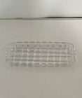 Vintage Cut Crystal Vanity Set Perfume Bottle   Covered Powder Jar Dresser Set
