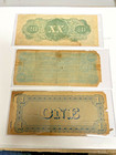 Confederate Facsimile Money Set 4 Notes Civil War 1861-1864