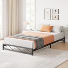 Metal Bed Frame Twin full queen king Size Platform Heavy Duty Steel Slat Support