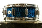 1960s Rogers 5x14 Blue Onyx Pearl Dynasonic Snare Drum