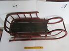 Antique Wood Painted Folk Pennsylvania Christmas Holiday Sleigh