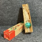 Vintage 1950s Shiny Brite 15    Spire Handblown Glass Tree Topper Original Box Mcm
