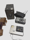 Vintage Camera Lot Universal Tricor 35mm   Box Camera Rollei Kodak