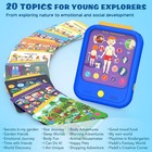 Kids Learning Tablet Educational Learning Pad For Toddlers 2-5 To Learn Alphabet