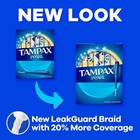 Tampax Pearl Ultra Absorbency With Leakguard Braid Tampons - Unscented