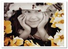 Kids  Lovely Girl In Hat Art Russian New Modern Postcard