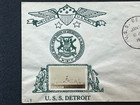 Uss Detroit  cl-8  1938 Naval Photo Cachet Cover - Welcome To Us Navy 6c429