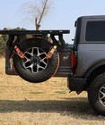 Utility Cargo Rack Basket Storage Tray Spare Tire Storage Rack 27 -40  Tire 80lb