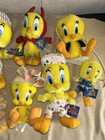 Vintage Tweety Bird Plush Lot Of 9 Warner Bros Looney Tunes Most Nwt