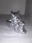Rare mephistopheles Devil Demon Vintage Soviet Ashtray Metal Ussr