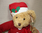 Vintage Russ Berrie Sammy Santa Teddy Bear Avon 2001 Plush W  Tag   Baby Bear
