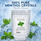Menthol Crystals Mentha Arvensis Usp Food Grade 100  Pure 1 Oz  To 10 Lbs  Bulk 