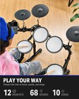 Donner Ded-70 Electric Drum Set   Throne Headphone Online Melodics Cubase Lesson