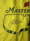 Jack Nicklaus Signed Undated Masters Golf Pin Flag Years Won  Guaranteed To Pass