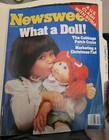 Cabbage Patch Kids newsweek Magazine 1983   9 Cabbage Patch Birth Cert Etc  