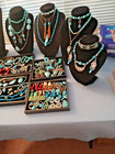 Huge Jewelry Lot Turqiouse green blue Types mixed Lot Wear repair modyfy as Pict