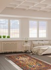 Vintage Hand-knotted Area Rug 3 8  X 6 1  Traditional Wool Carpet