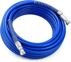 2 Pack 50ft 1 4 Airless Paint Sprayer Hose 3300 Psi Flexible Blue Tube Kit Hose 