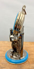 Franklin Mint Harley Davidson Precision Pocket Watch W  Stand Road King  6 