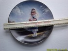 Plate  just You And Me  Dino Massaroni Collector 1992 Girl Rabbit Vintage 8 Inch