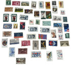 Large Lot Of Vintage Postage Stamps Used unused canceled uncanceled