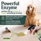 Pet Urine Enzyme Cleaner Spray   Stain  Odor Eliminator For Carpets 24oz