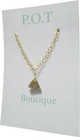 Gold Triangle Charm Bracelet gold Chain gifts teens women elegant Style triangle