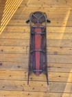 Vintage Red Rocket Style Self-guiding Snow Sled 