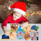 Nativity Ornament Craft Kit For Kids 16 Diy Christmas Decorations With Stickers