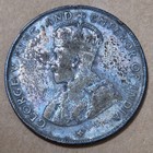 Straits Settlements   Fifty Cents Coin 1920  silver    500   8 42 G 