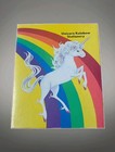 Sealed Vintage Unicorn Rainbow Stationery Yellow Box Set  ds   508  Letters   Envs