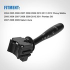 Lcwrgs Turn Signal Switch Compatible With 2004-2012 Chevy Malibu  Black 