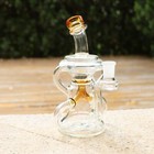Uptake 7inch Glass Bongs And Water Pipes Smoking Recycler Bons Hookah 14mm Bowl